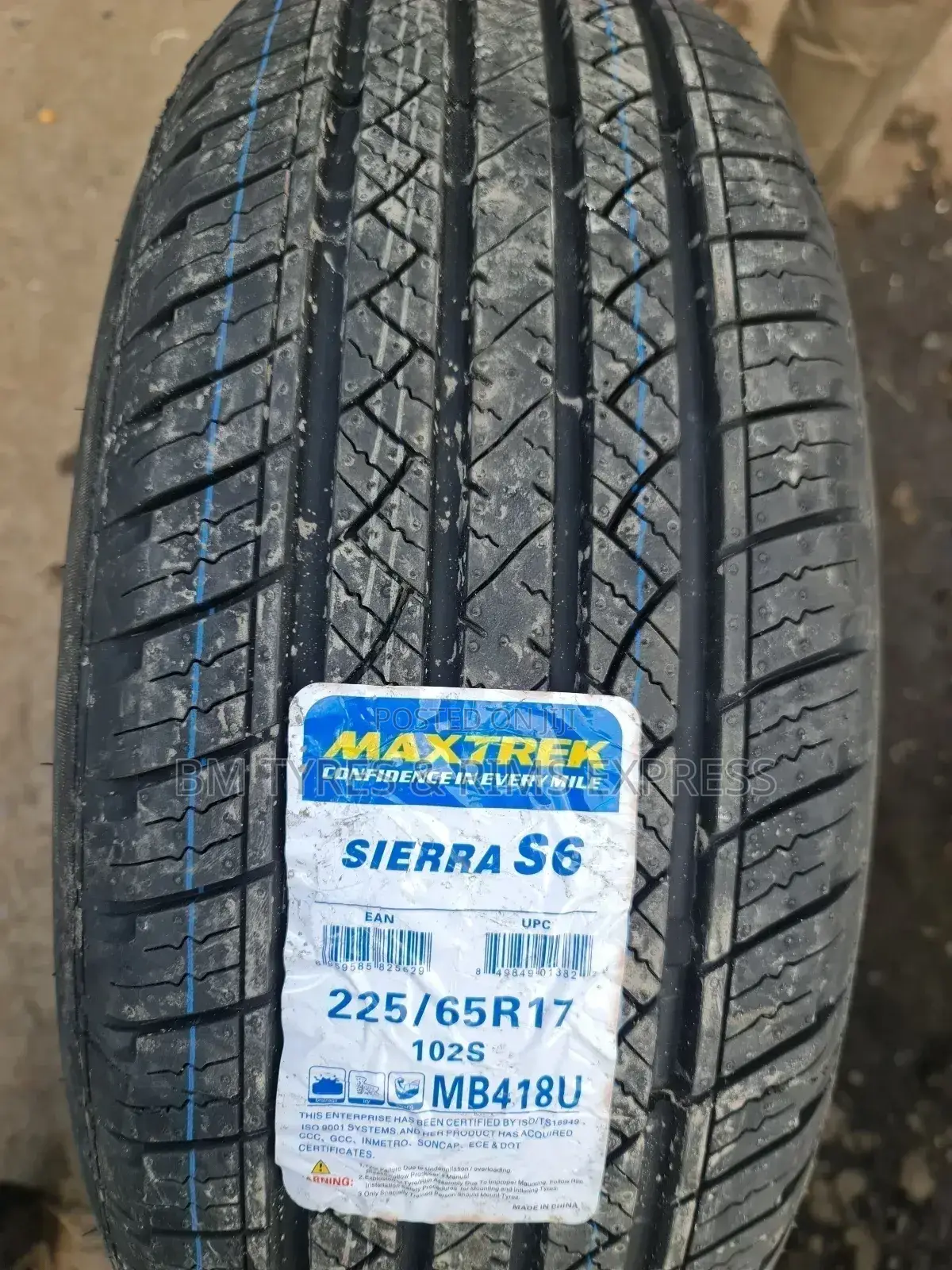 225 /65 R17 Maxtrek Tyres (New Technology)