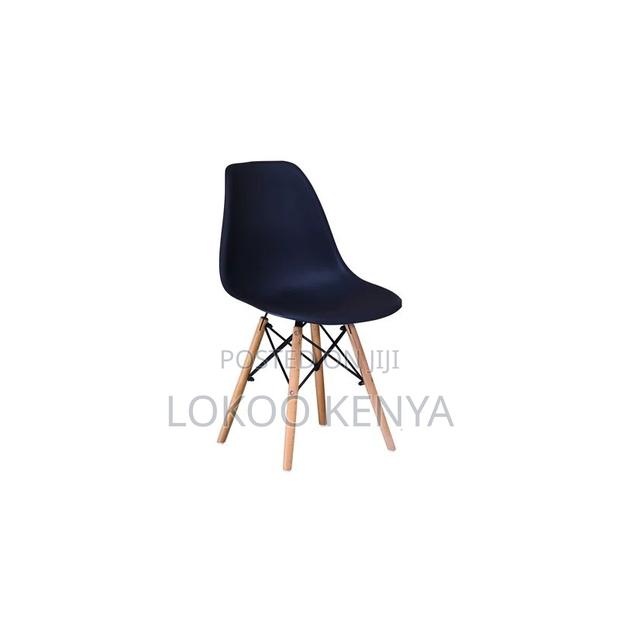 Dining Chairs: Black Wooden Dining Chairs - thumbnail 3