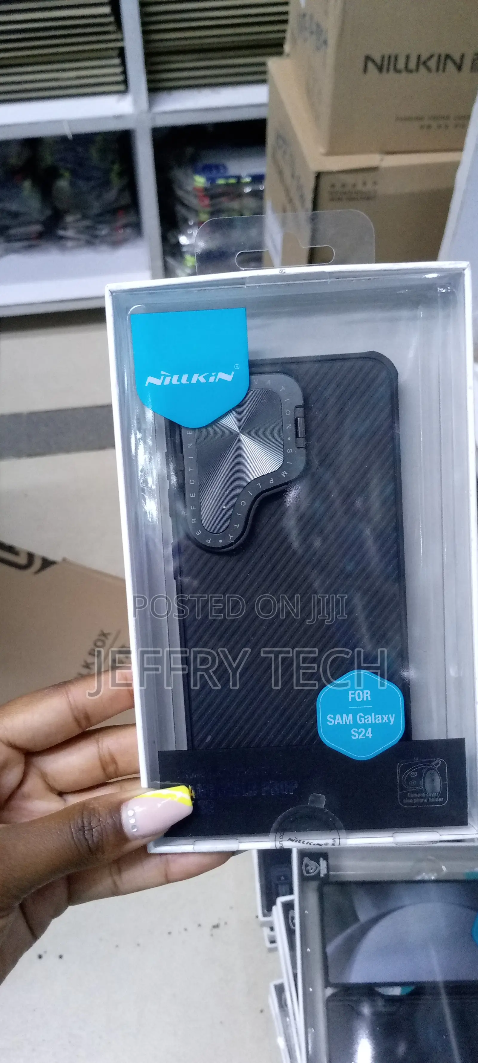 Nillkin Camshield Case for Samsung Galaxy S24 Magsafe Black