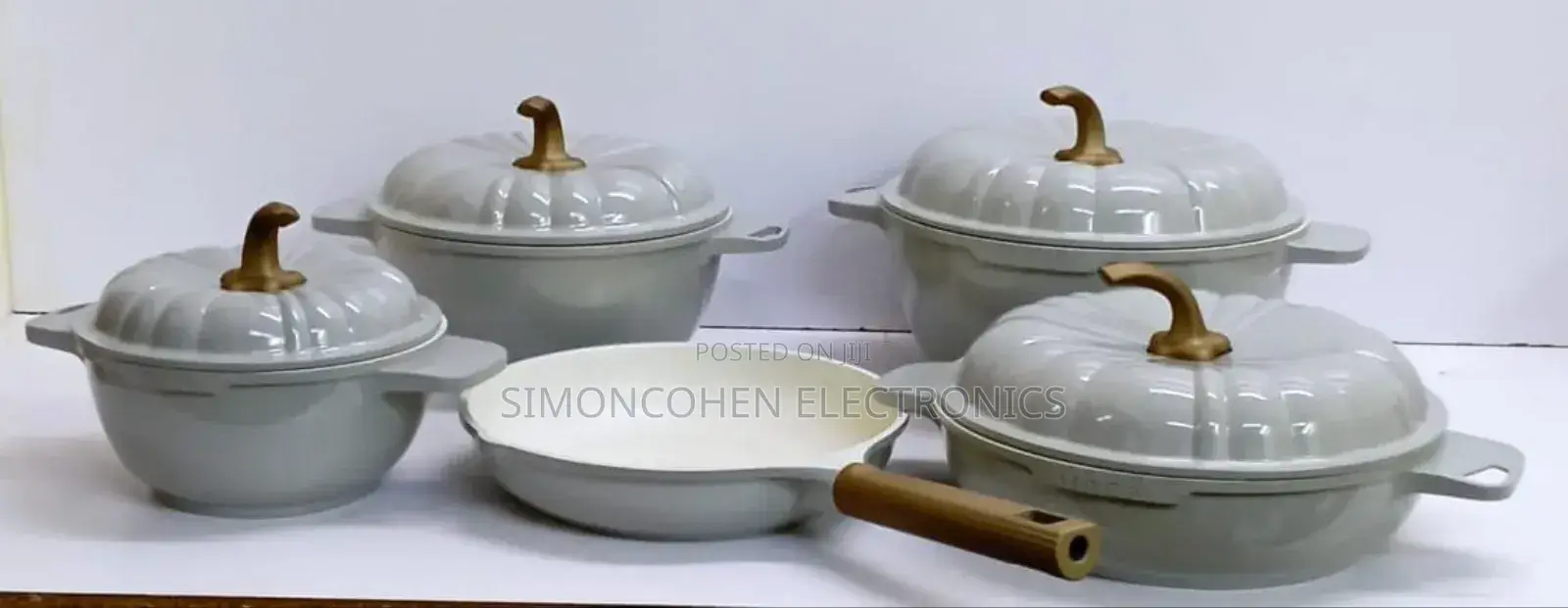 Pumpkin 9pcs Heavy Cookware Set