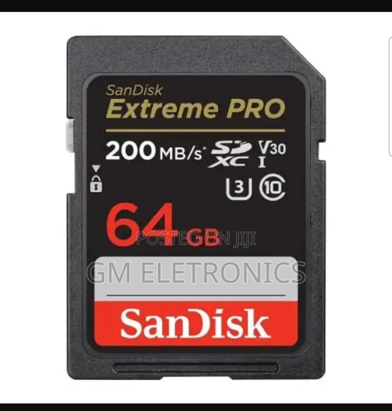 64gb 200mbps Extreme Pro Uhs-I SDXC Memory Card 200mb/S.