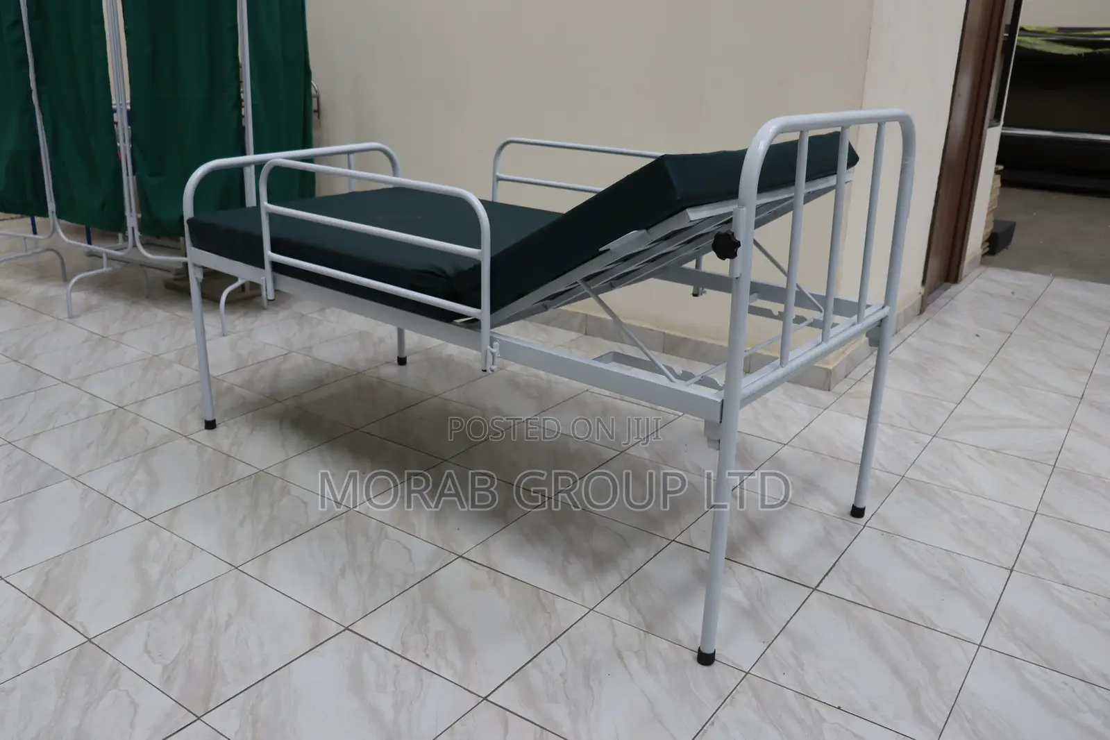 Hospital Bed Without Mattress - With Side Rails