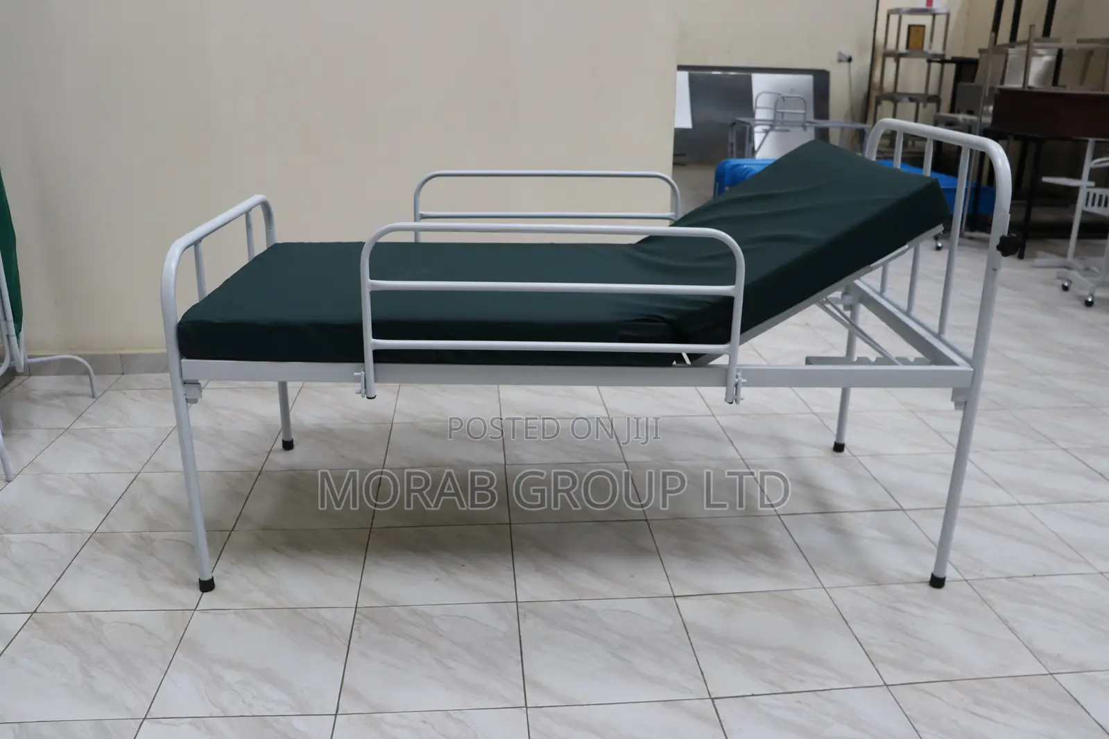 Hospital Bed Without Mattress - With Side Rails
