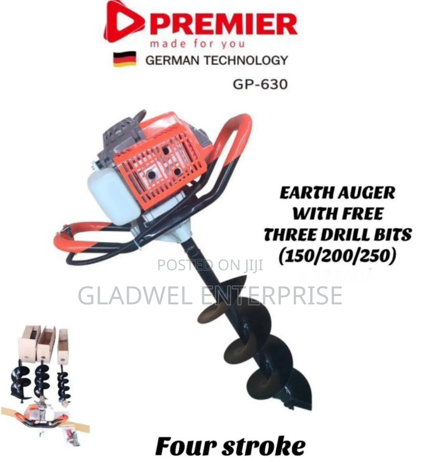 Premier 4strock Earth Auger Machine/Gasoline Earth Auger