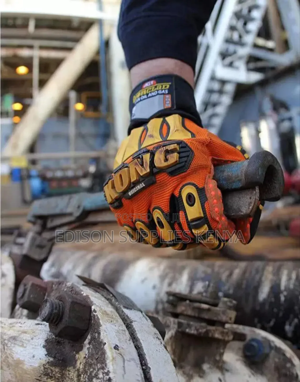 Ironclad Kong Oil & Gas Safety Impact Gloves Work Heavy Duty