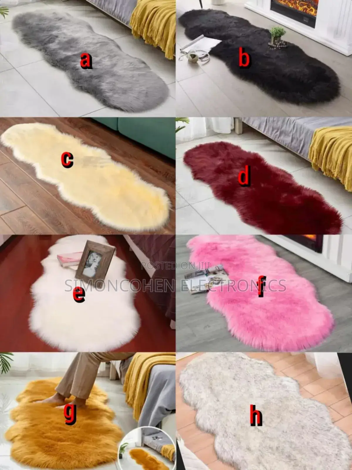 Fox Fur Mat Size 180x65cm