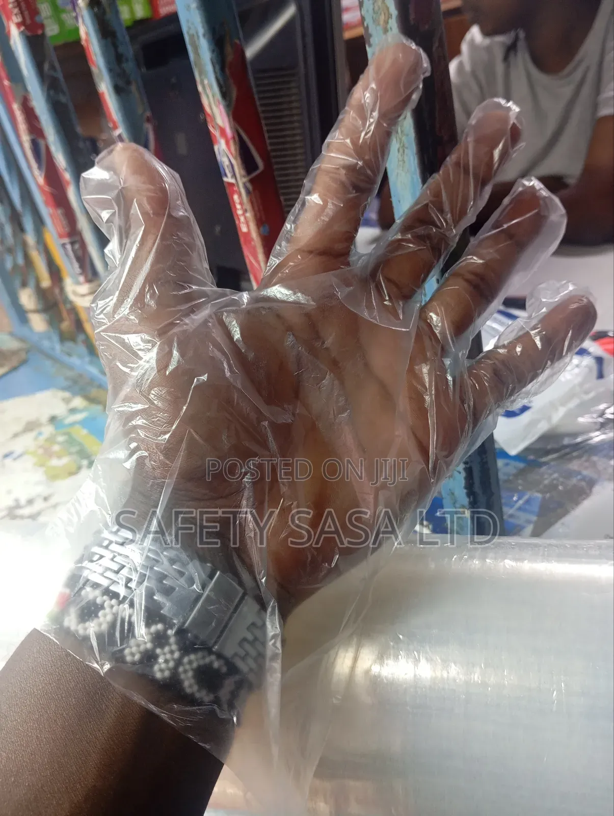 Clear Polythene Gloves