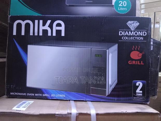 Mika Microwave Oven With Grill-Digital - 20 Litres,Silver - main view