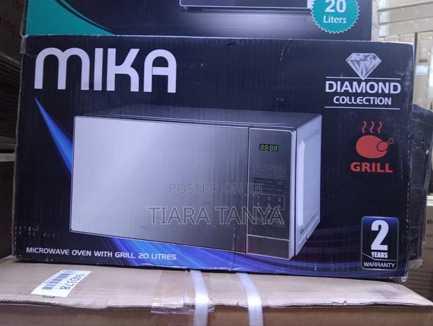 Mika Microwave Oven With Grill-Digital - 20 Litres,Silver - thumbnail 2