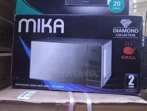 Mika Microwave Oven With Grill-Digital - 20 Litres,Silver