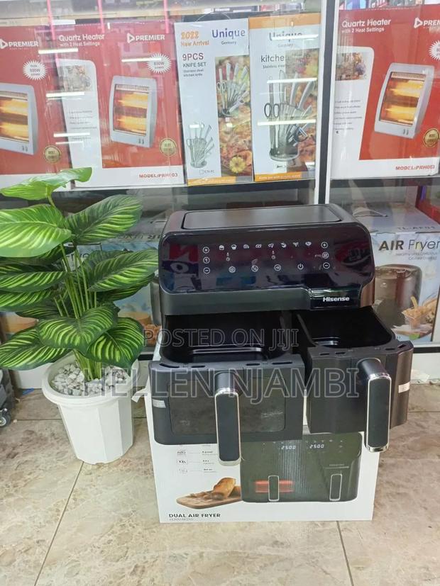 8.6 Litres Hisense Double Baskets Air Fryers - main view