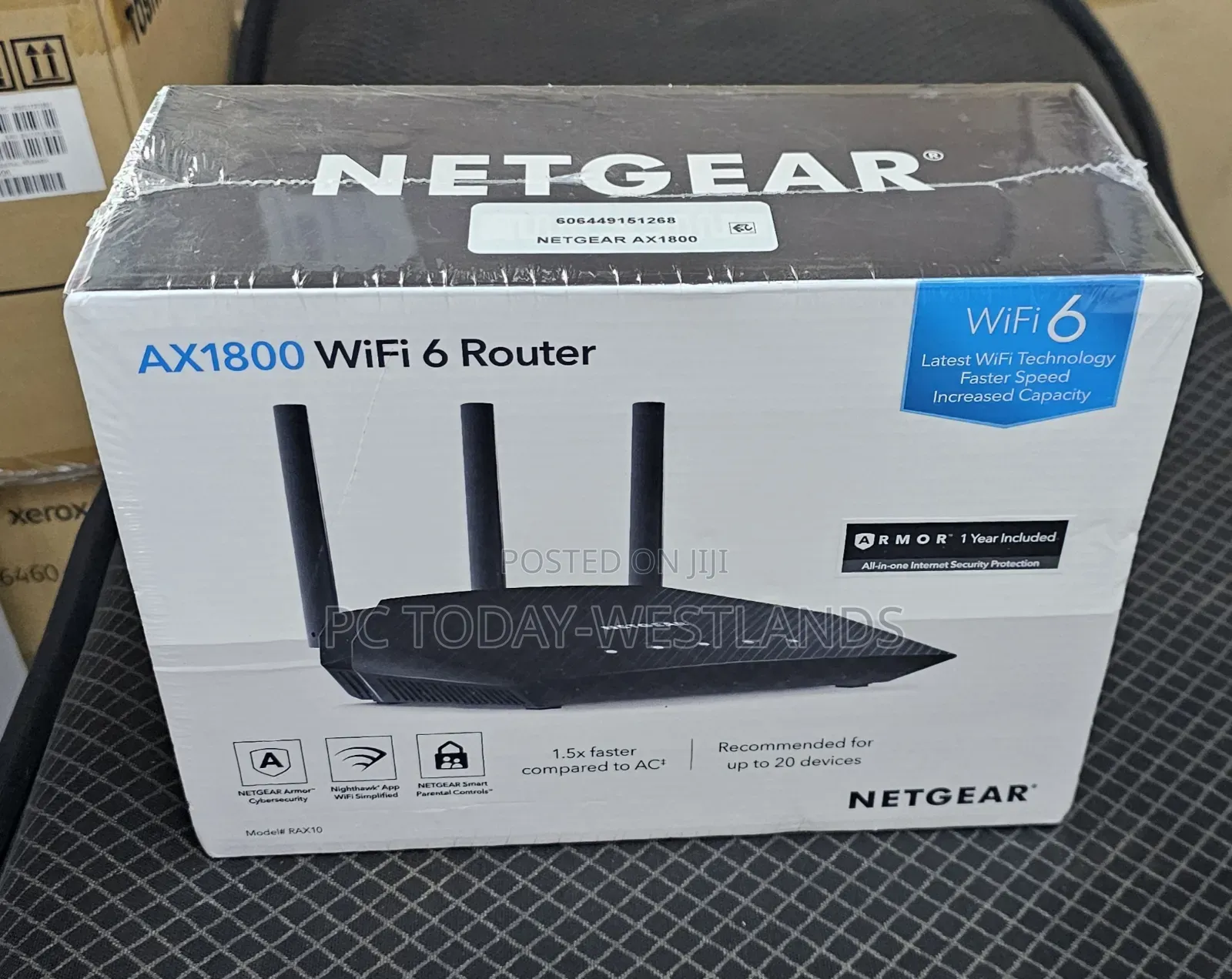 Netgear Rax10 Ax1800 Wireless Dual-Band Gigabit Router ,Vpn
