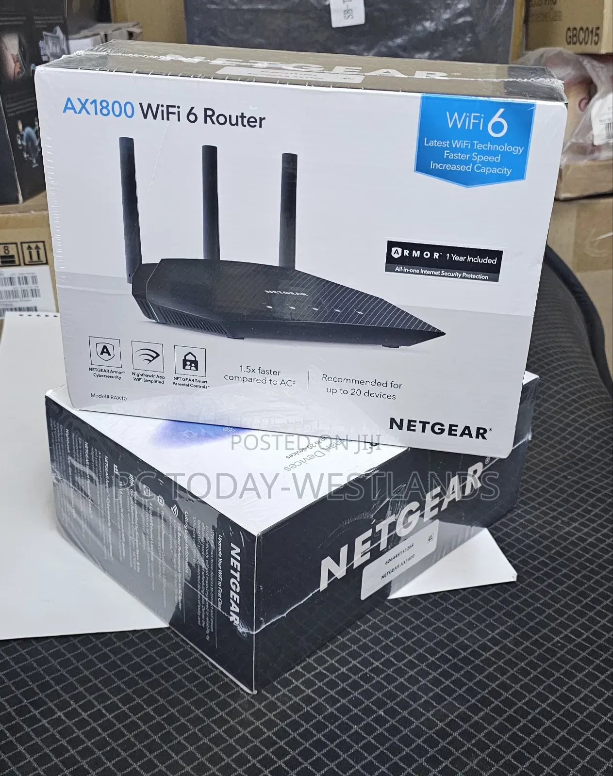 Netgear Rax10 Ax1800 Wireless Dual-Band Gigabit Router ,Vpn