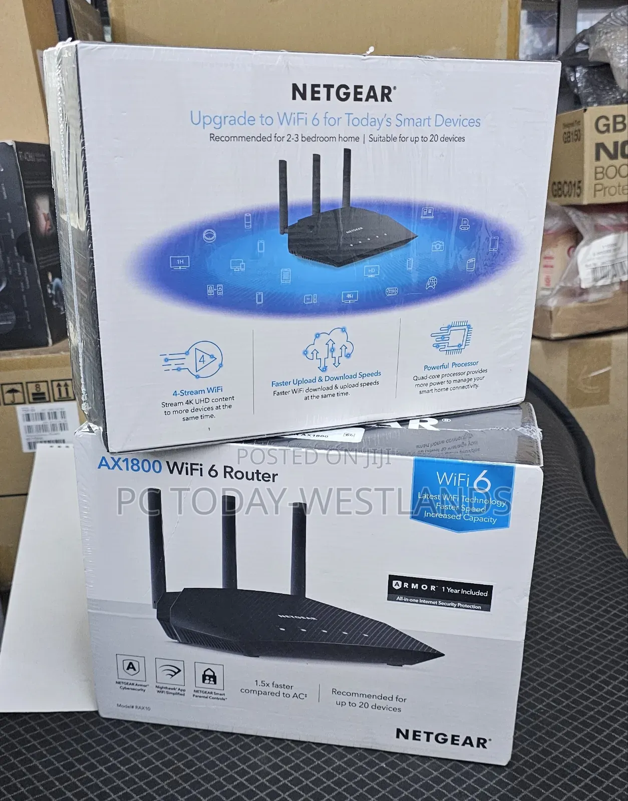 Netgear Rax10 Ax1800 Wireless Dual-Band Gigabit Router ,Vpn
