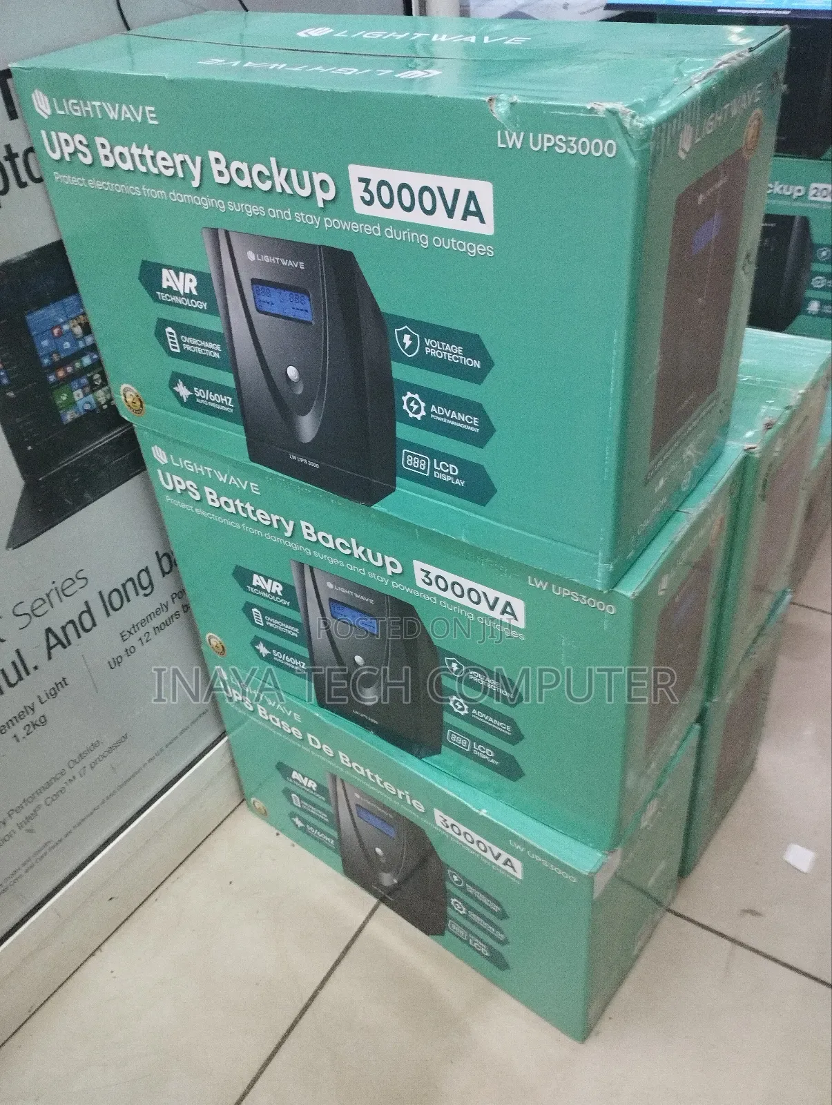 Lightwave 3kva 3000va Ips Battery Backup