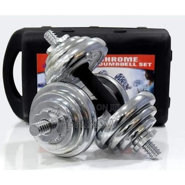 Chrome Dumbbell 10kg ( CTN Package) - main view