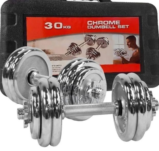 Chrome Dumbbell 30kg (With Case)
