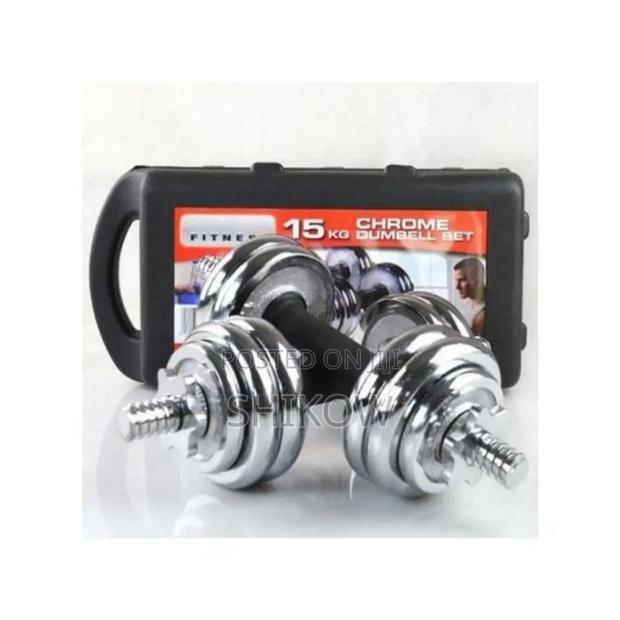 Chrome Dumbbell 15kg (Case Package)