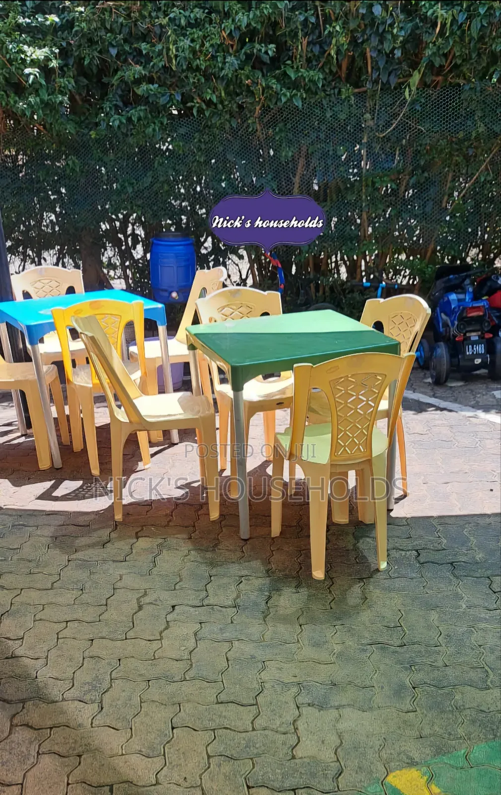 Schools Plastic Chairs With Plastic Tables for Lunch