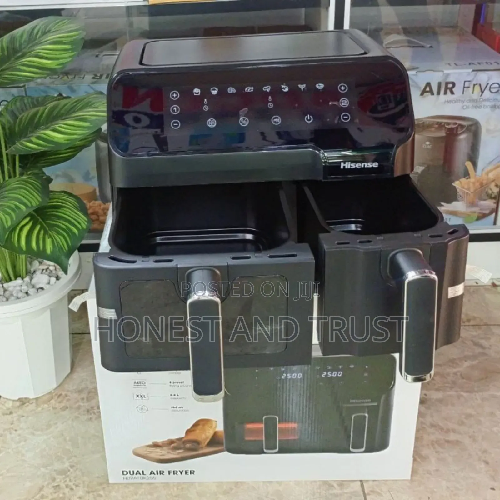 Double Basket 8.3 Litres Hisense Airfryer