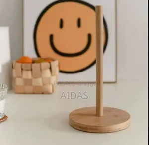 Bamboo Paper Towel Holder