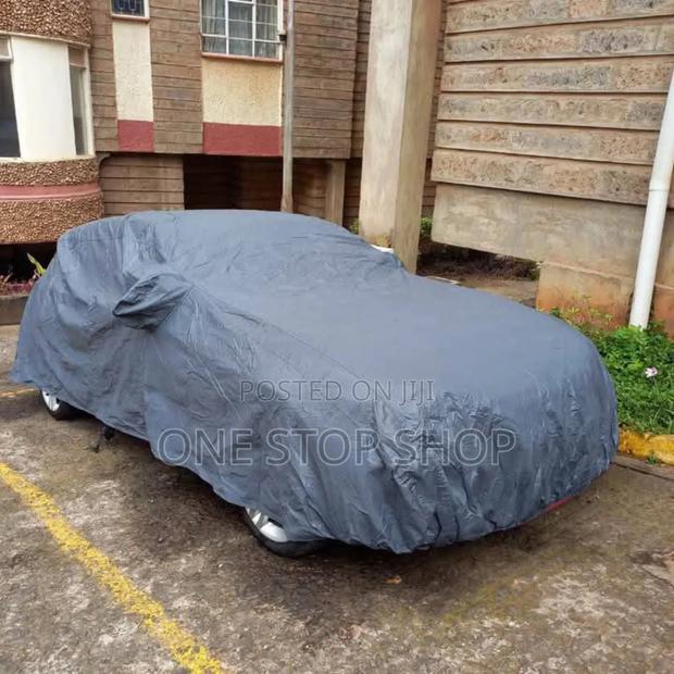 Grey Saloon Double Sided Car Covers - main view