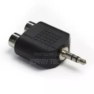3.5mm Headphone Male Plug Jack to 2 Rca Female Av Audio Ster