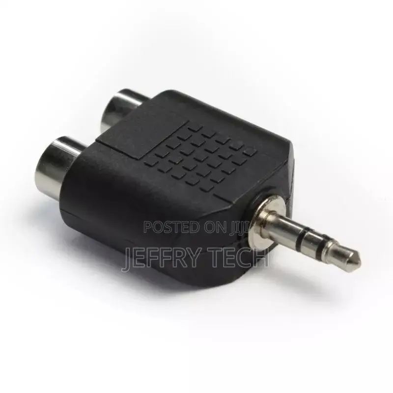3.5mm Headphone Male Plug Jack to 2 Rca Female Av Audio Ster