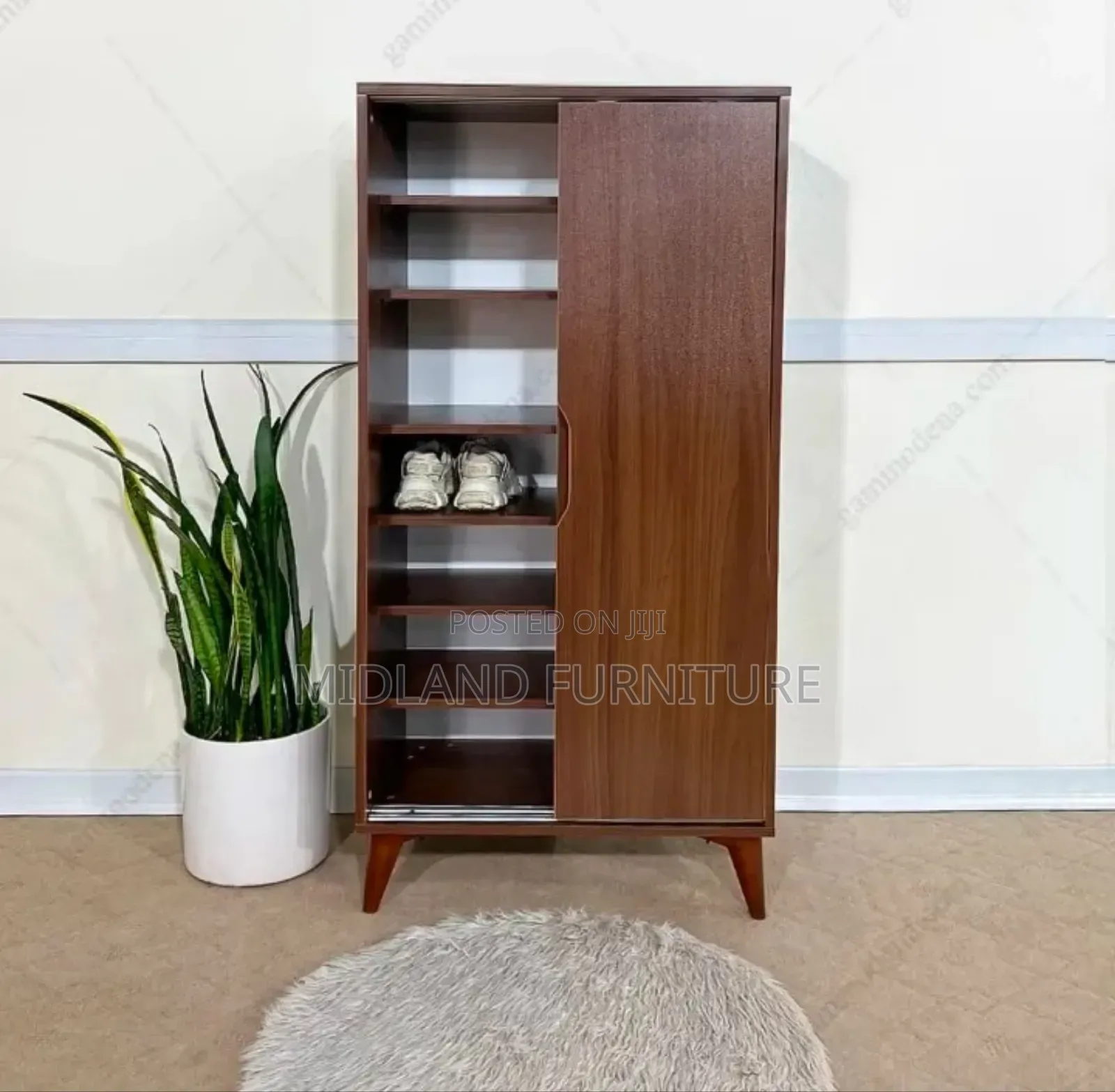 Sliding Door Shoe Rack