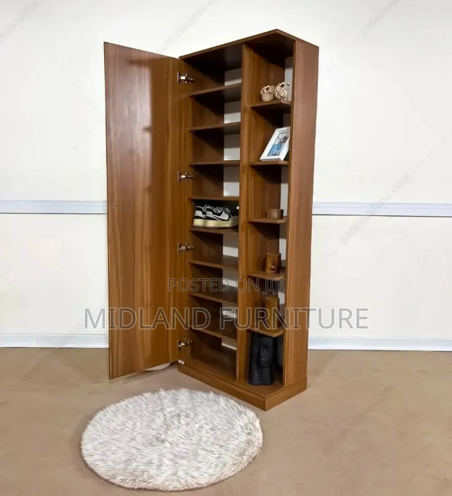 Shoe Cabinets With a Dressing Mirror