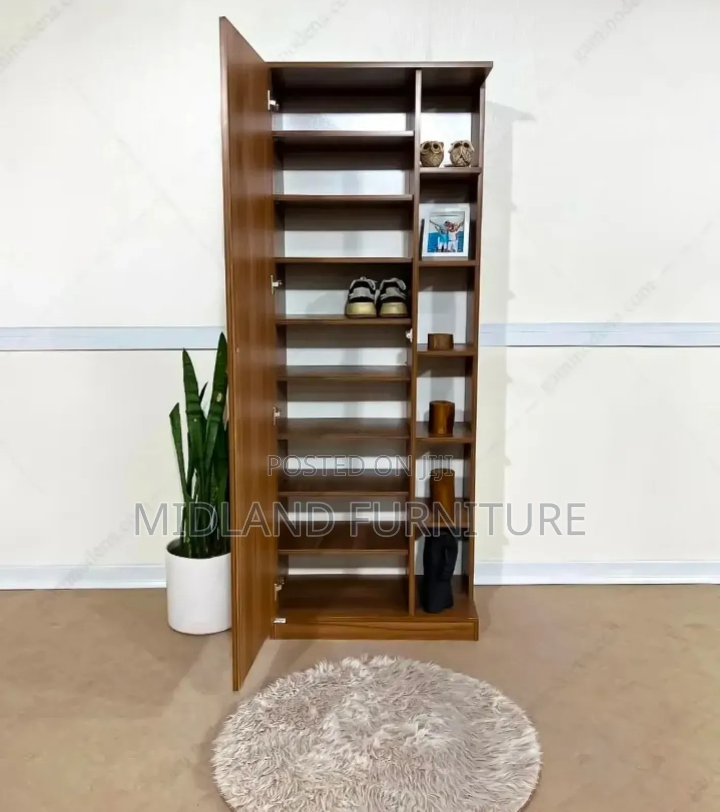 Shoe Cabinets With a Dressing Mirror
