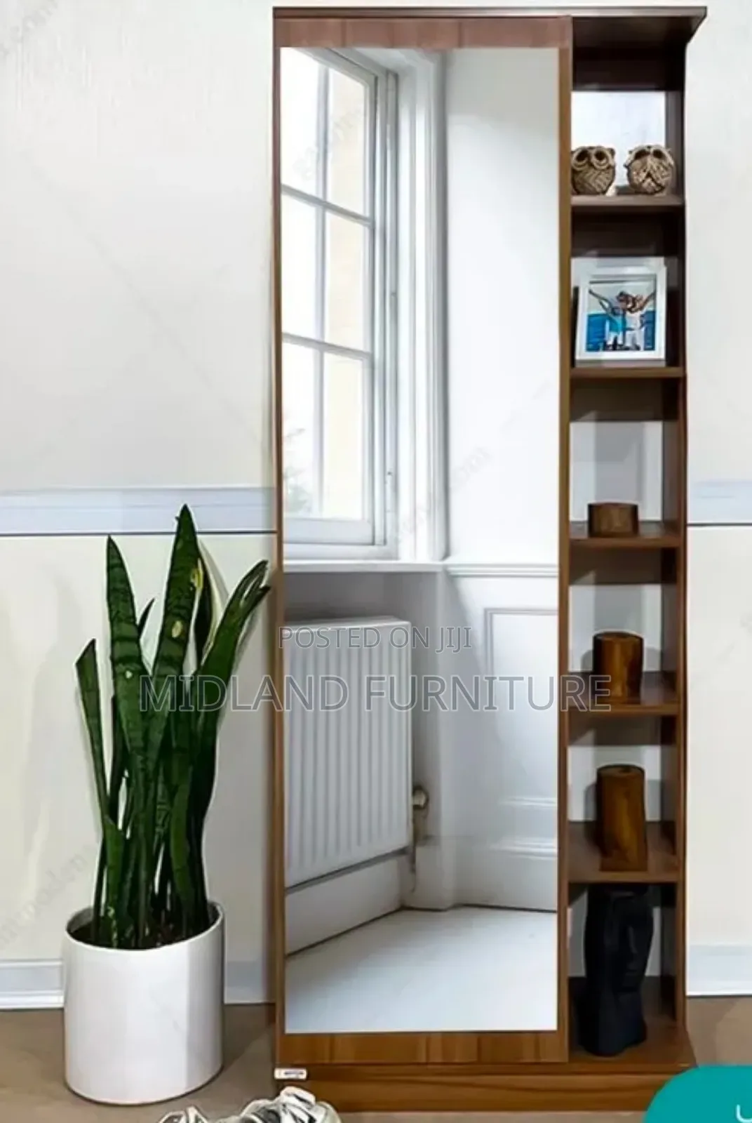 Shoe Cabinets With a Dressing Mirror