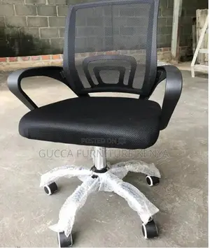 Office Chairs: Mesh Swivel Low Back Home Office Chair Black