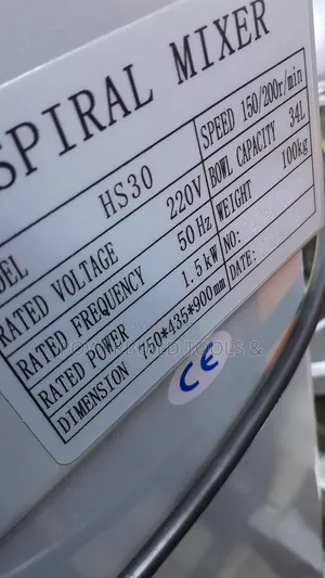 35l Spiral Mixer Commercial