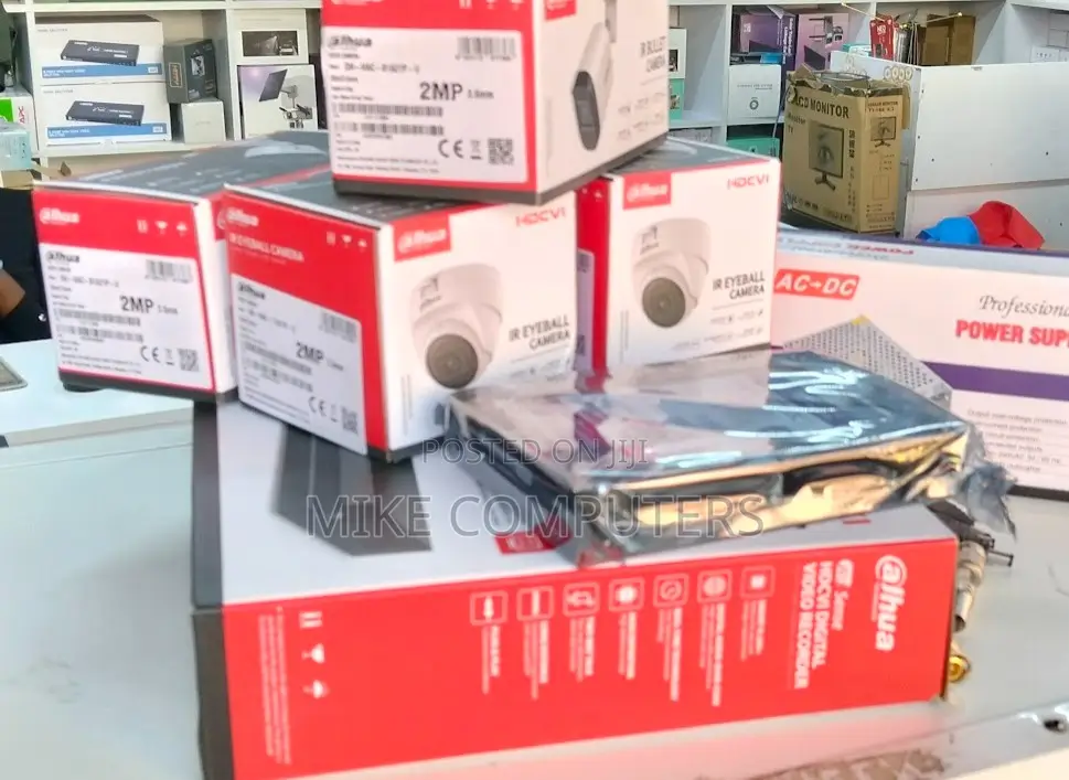 Four Cameras Complete Kit Brand New Dahua