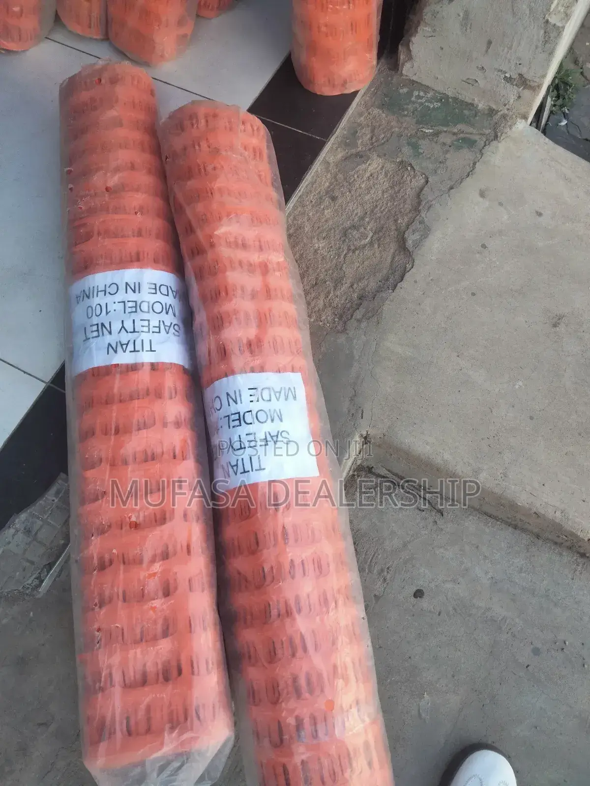 Construction Orange Barrier Nets