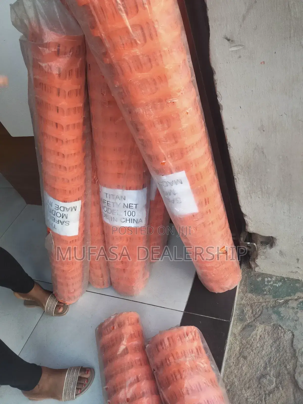 Construction Orange Barrier Nets