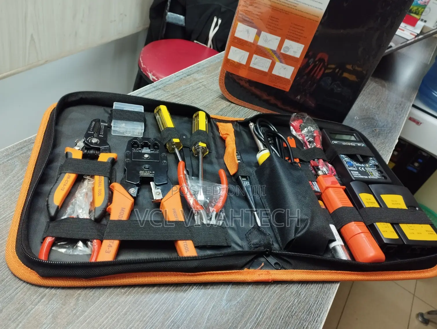 Networking Toolkit 16 in 1 Poso With Electric Soldering Iron