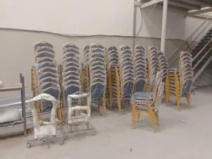 Blue Conference Banquet Chairs