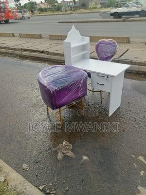Manicure Set, White Table 2 Purple Seats - thumbnail 2