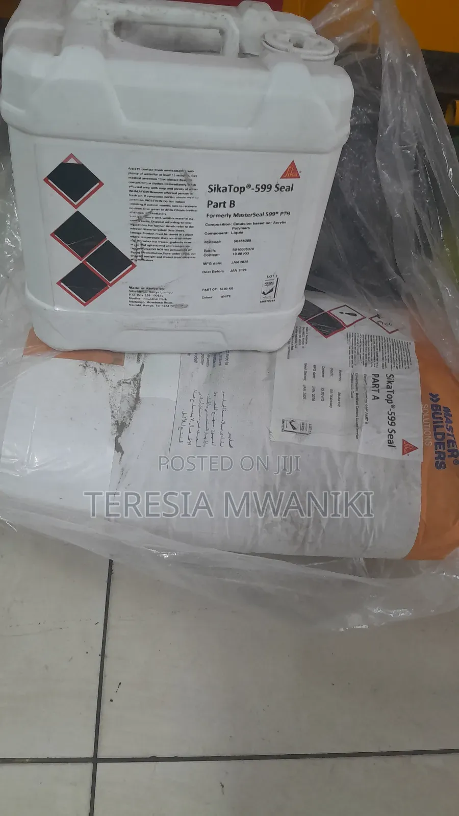 Masterseal, Masterseal  599 Part A & B
