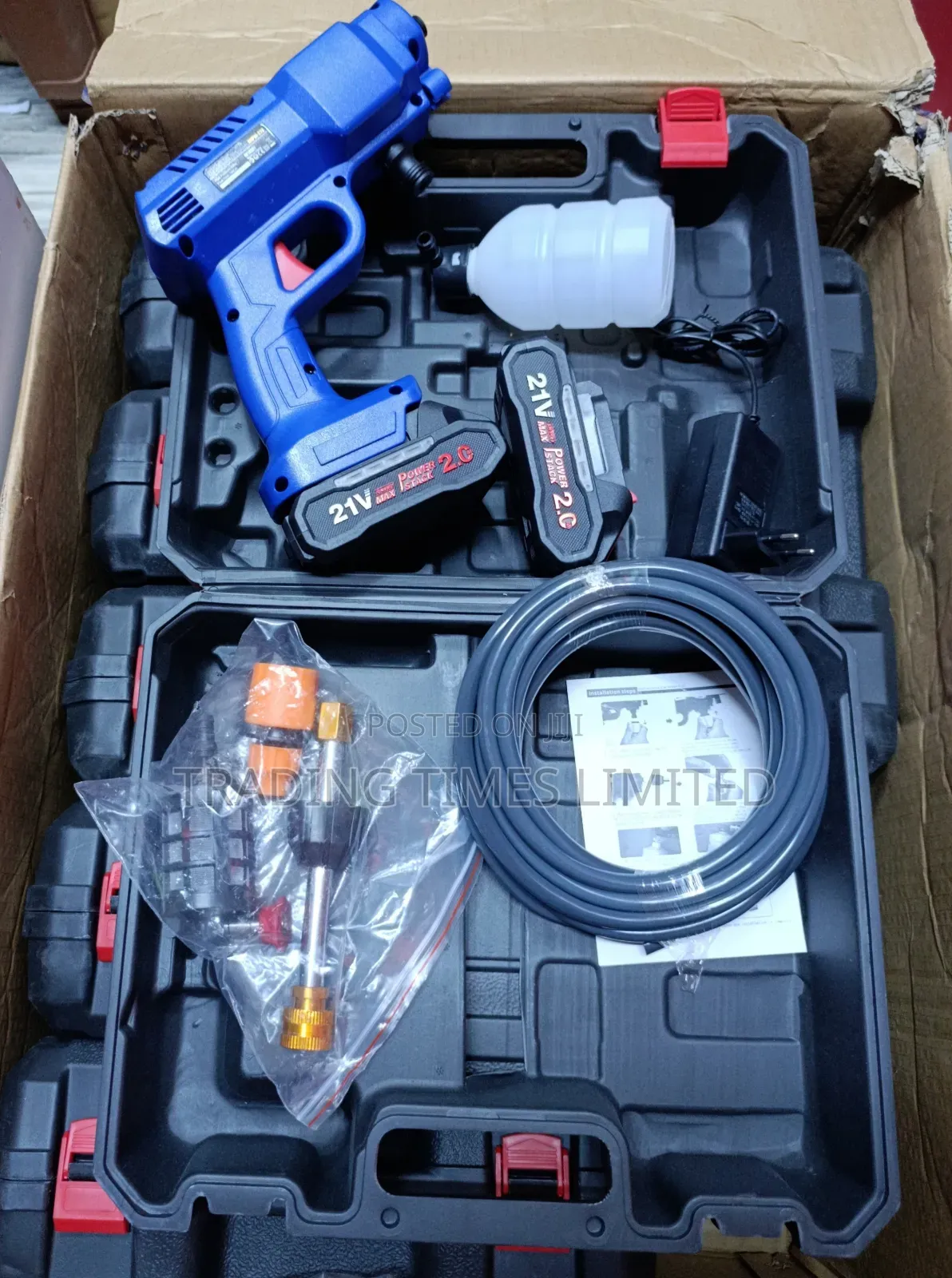 Cordless Pressure Washers Machine With 21v Batteries