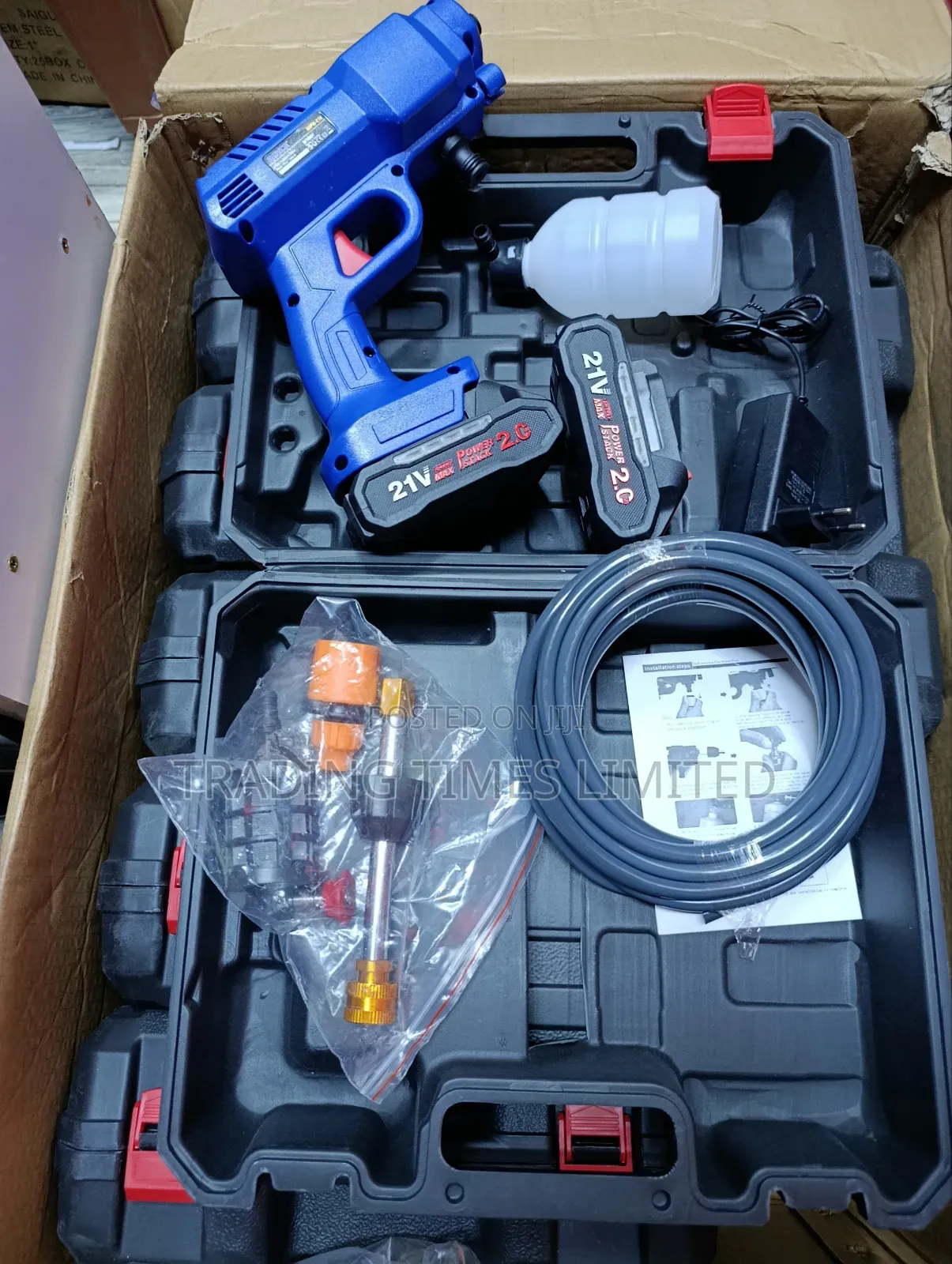 Cordless Pressure Washers Machine With 21v Batteries