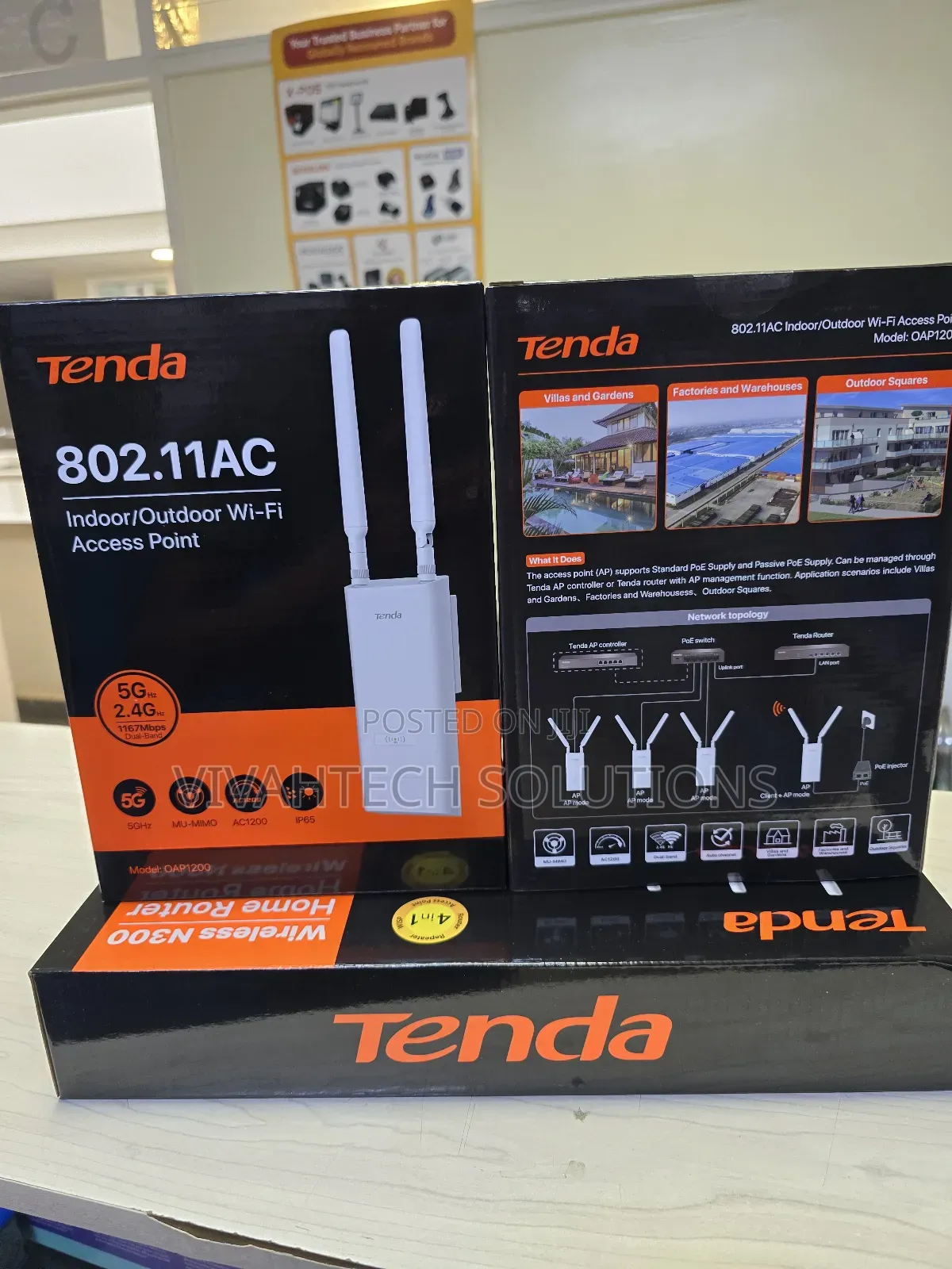 Tenda Oap1200 Indoor/Outdoor Access Point