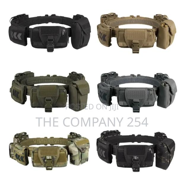 Sivi Multi Function Camo 6 Pcsset Utility Duty Tactical Belt - main view