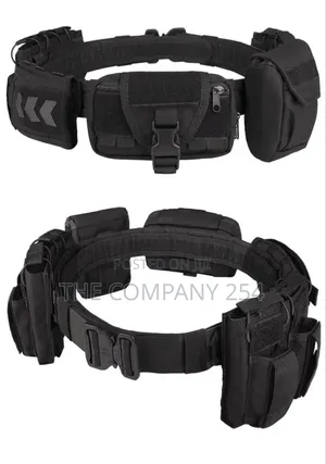 Sivi Multi Function Camo 6 Pcsset Utility Duty Tactical Belt