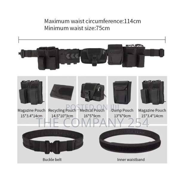 Sivi Multi Function Camo 6 Pcsset Utility Duty Tactical Belt - thumbnail 4