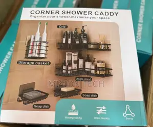 *Multipurpose 5pcs Set Triangular Shower Caddy 