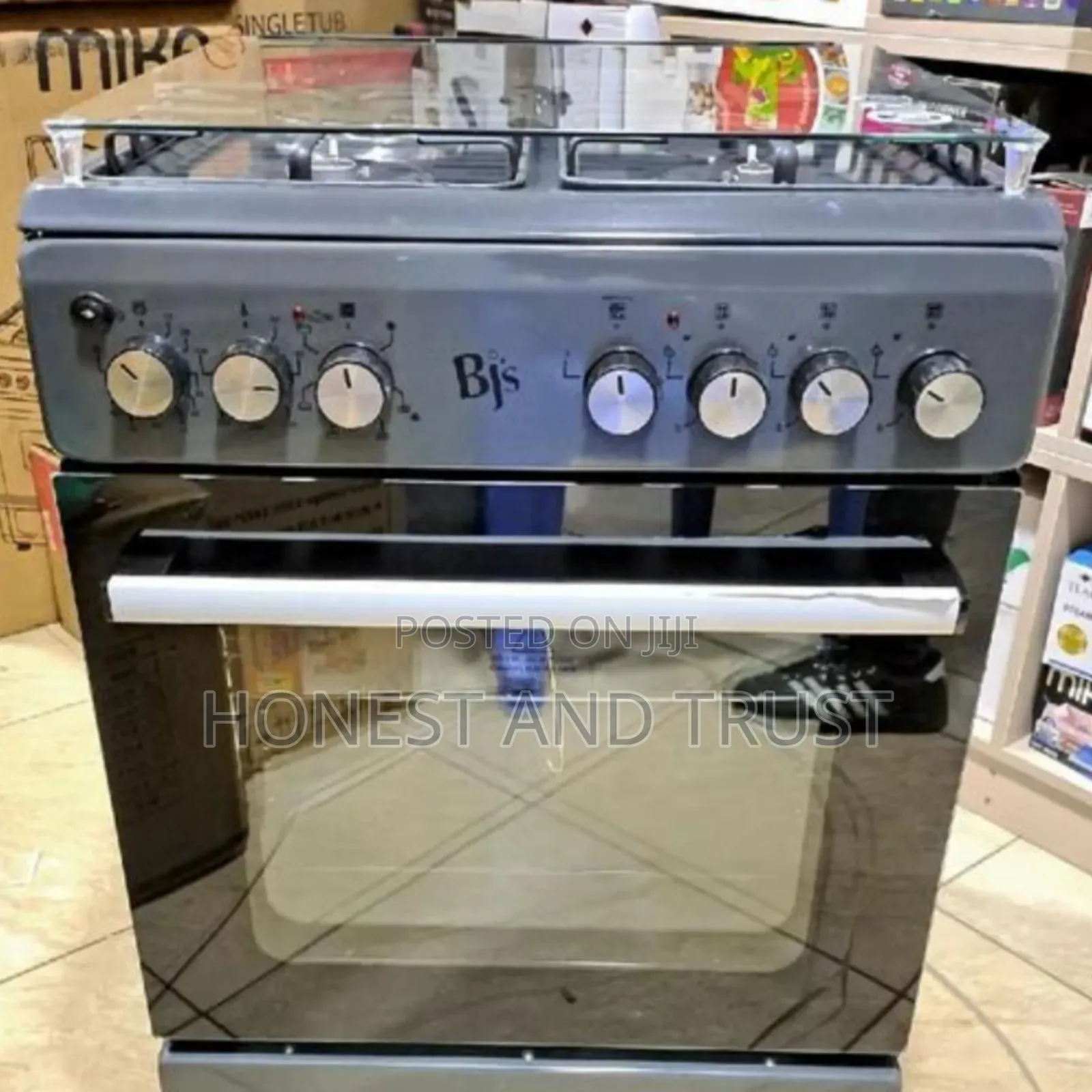 BJS Cooker Silver 60 by 60