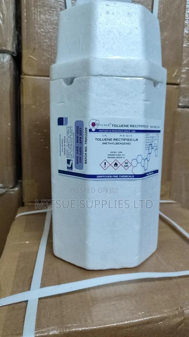 Toluene Rectified (Methyl Benzene) Lab Reagent 2.5l